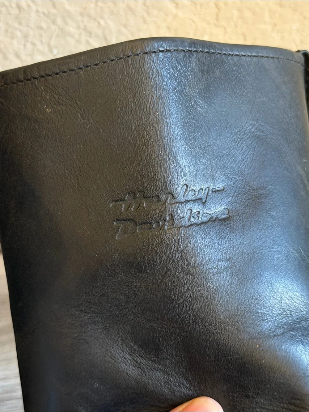 Harley Davidson Harness Square Toe Motorcycle Boots